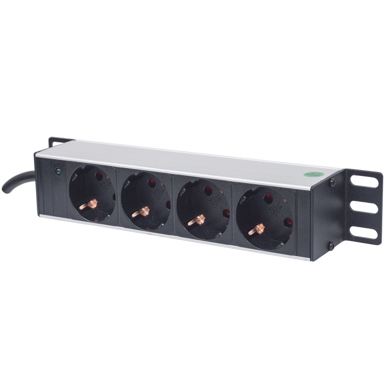 Intellinet 10" 1U Rackmount 4-Output Intellinet 10" 1U Rackmount 4-Output